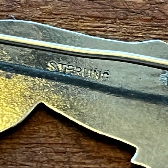 Vintage Pointer Retriever Dog Sterling Silver Brooch Pin Labrador Retriever? - Picture 15 of 17